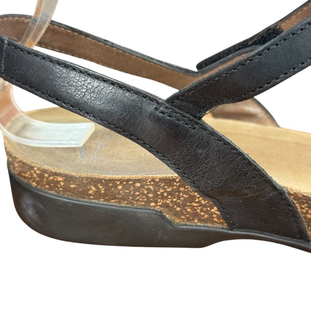 Dansko Rebekah 6021470200 Black Leather Sandals Ankle Strap Shoes sz 41 10.5 11 - Picture 3 of 16